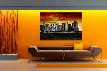 Quadro New York a Vermelho