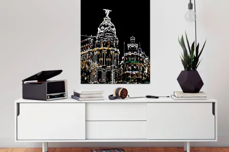 Quadro Madrid de Noite