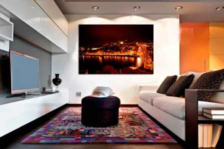 Quadro Anoitecer no Porto