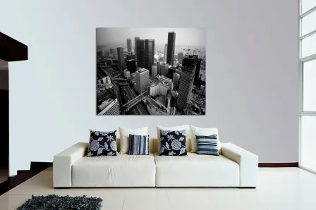 Quadro Vista Aérea Moderna