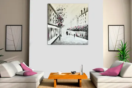 Quadro Cidade à Mão