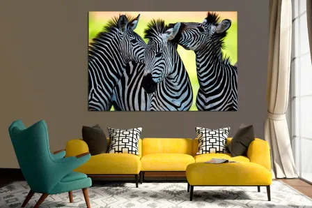 Quadro Cumplicidade de Zebras