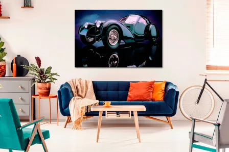 Quadro Carro Antigo a Brilhar 