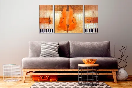 Quadro Violino e Piano