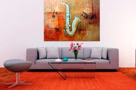 Quadro Saxofone 