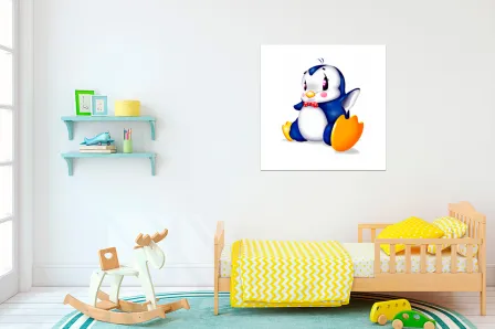 Quadro Pinguim Bebé 