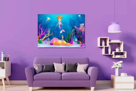 Quadro Pequena Sereia