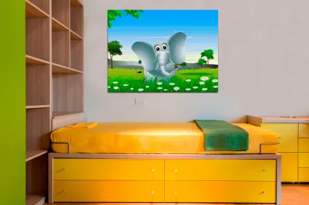 Quadro Elefante Simpático