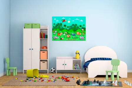 Quadro Jardim Animal 