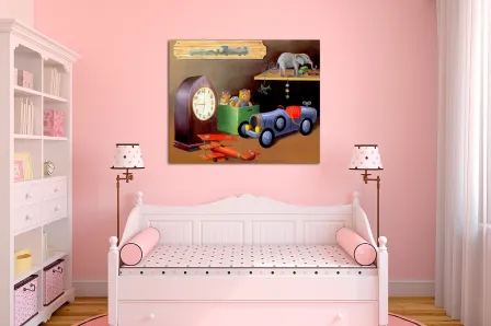 Quadro Brinquedos Antigos
