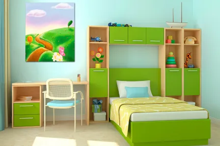 Quadro Infantil Primavera
