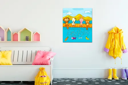 Quadro Pesca Animalesca 