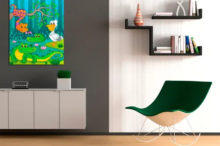 Quadro Happy Animals