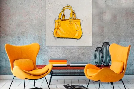Quadro Mala Amarela