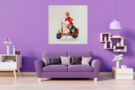 Quadro Chica Rebelde 