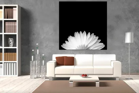 Quadro Semi Círculo Floral