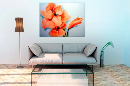 Quadro Laranjal Florido