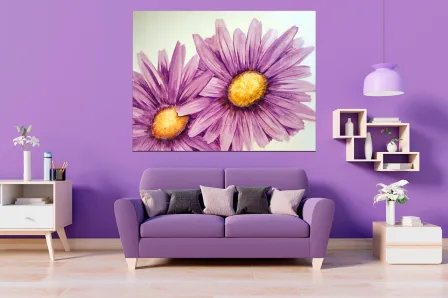 Quadro Rico Lilás