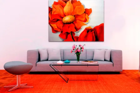 Quadro Intenso Laranja