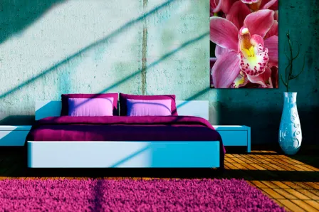 Quadro Orquídea Rosa