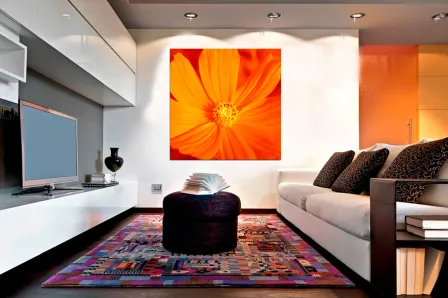 Quadro Florzita Laranja