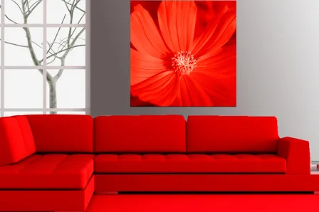 Quadro Florzita Vermelha