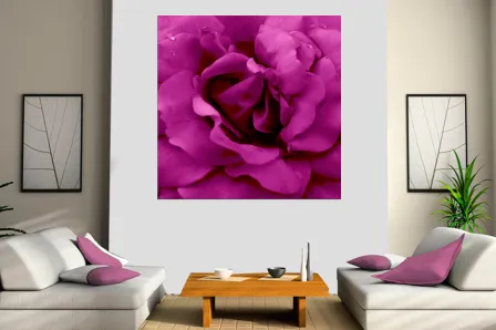 Quadro Repuxo Roxo