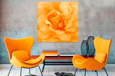Quadro Florido Cor Creme