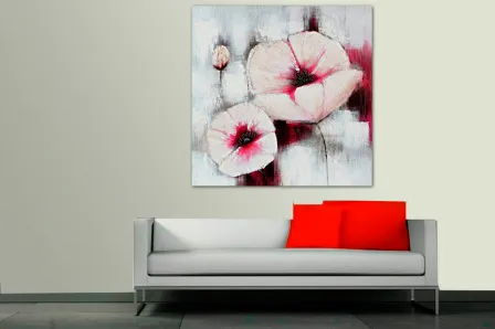 Quadro Flores Brancas