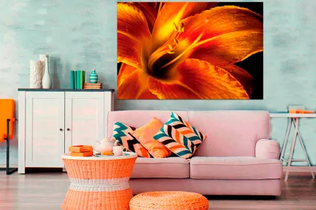 Quadro Pormenor de Orquídea 