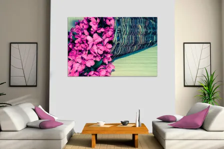 Quadro Cesto Violeta