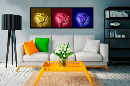 Quadro Conjunto de Rosas