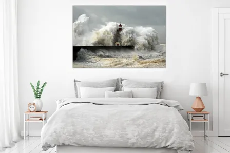 Quadro Farol Agitado 