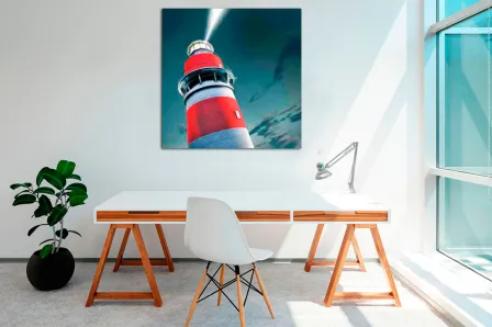 Quadro Farol Listrado