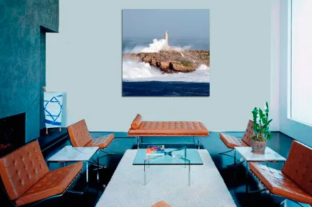 Quadro Farol Rochoso