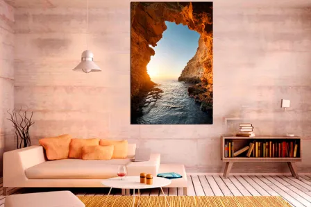 Quadro Mar Rochoso