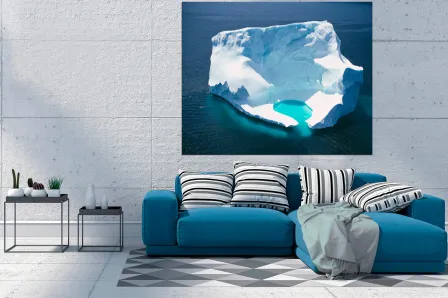 Quadro Iceberg no Oceano 