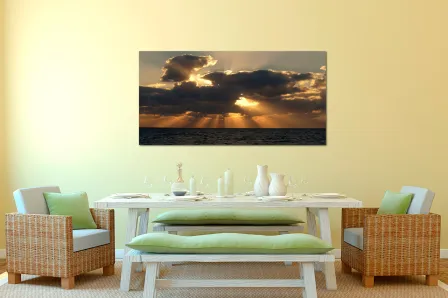 Quadro Nuvens Acima das Águas