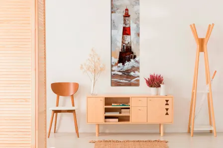 Quadro Farol Vermelho 