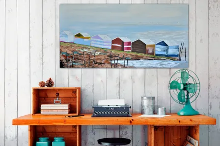 Quadro Casinhas de Praia
