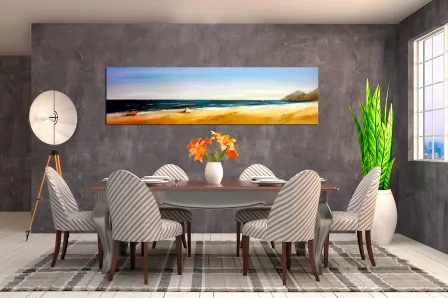 Quadro Praia ao Comprido 