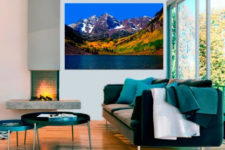 Quadro Montanhas Nevadas