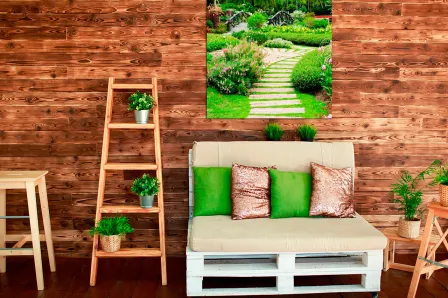Quadro Verdura de Jardim