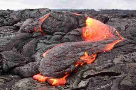 Quadro Montanha de Lava
