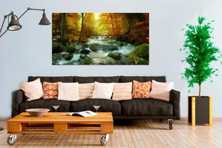 Quadro Rio com Pedras