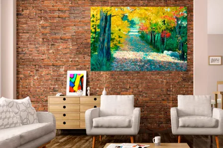 Quadro Natureza para Corrida Matinal