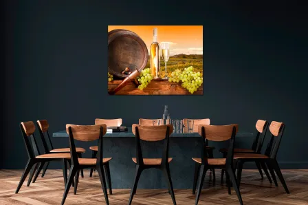 Quadro Cultivo de Vinho Branco 