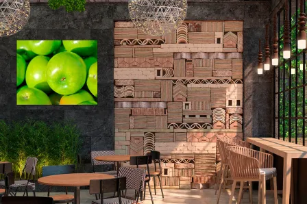 Quadro Maçãs Verdes