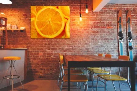 Quadro Rodela de Laranja