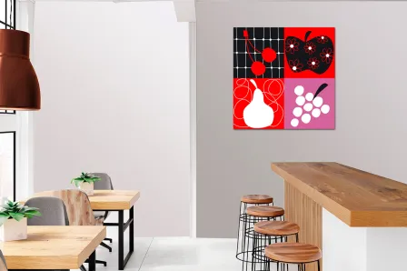 Quadro Fruta Lá da Cozinha